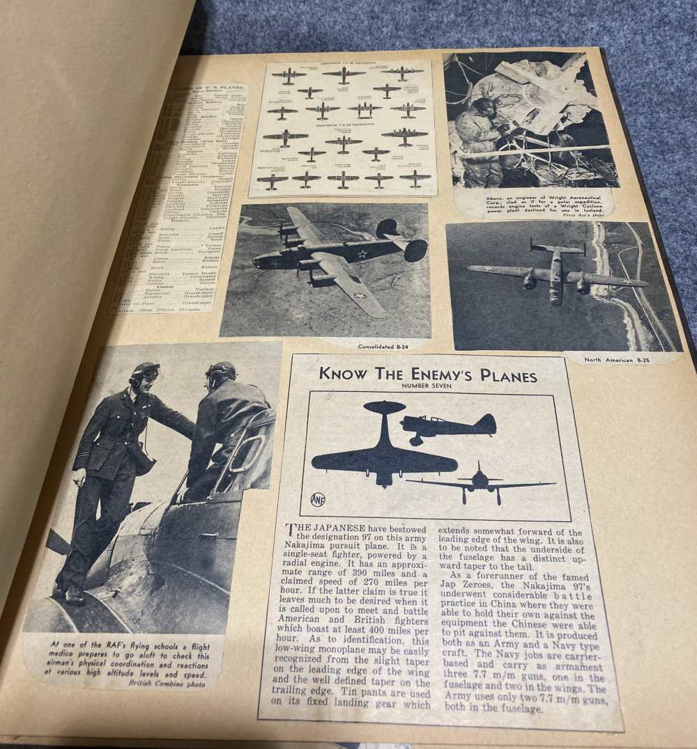 WWII Airplane Scrap Book-img-3