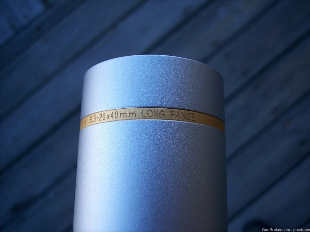 Leupold VX-3 6.5-20x40mm Rifle Scope SILVER Long Range 30mm Mint 2009-img-2