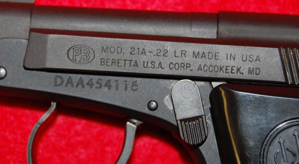 Beretta Model 21A Bobcat Semi-Auto Pistol in 22 LR w/ Box-img-3