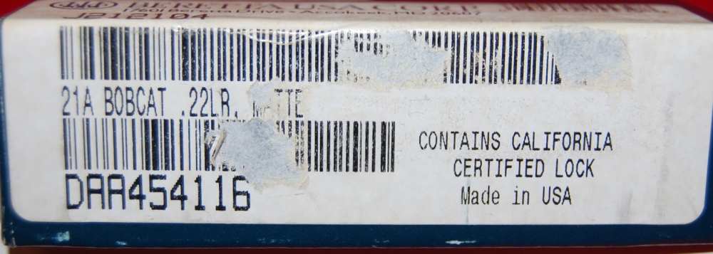 Beretta Model 21A Bobcat Semi-Auto Pistol in 22 LR w/ Box-img-5