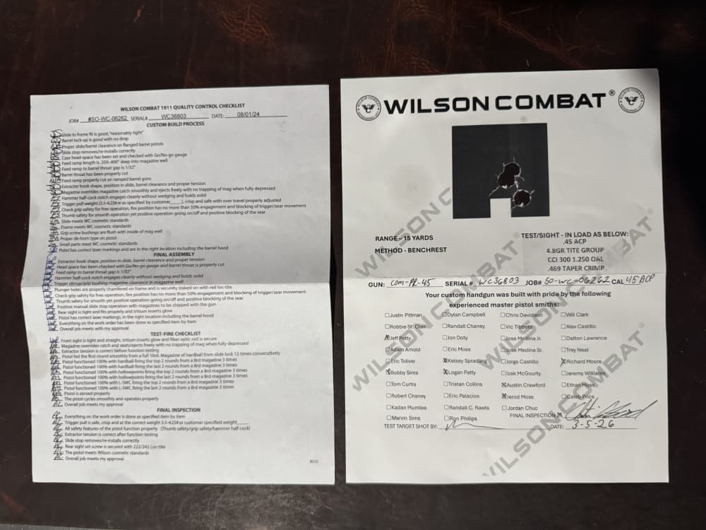 NIB Wilson Combat CQB Commander - .45 ACP - 2 Tone-img-6
