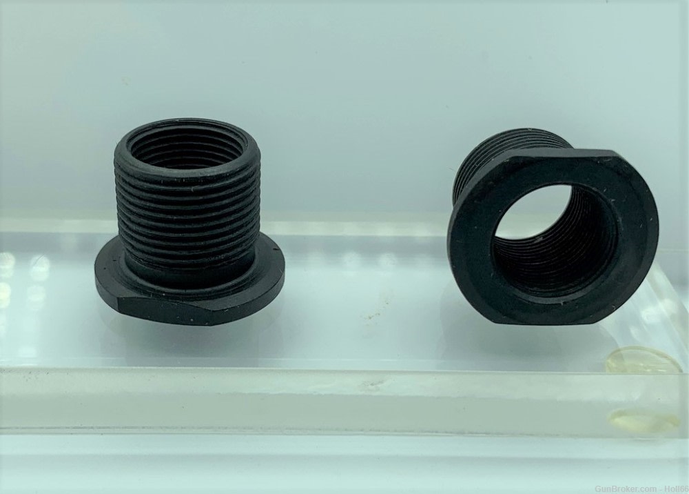 Barrel Thread Adapter to Convert 1/2x28 TPI Muzzle Thread to 5/8x24 TPI -img-2