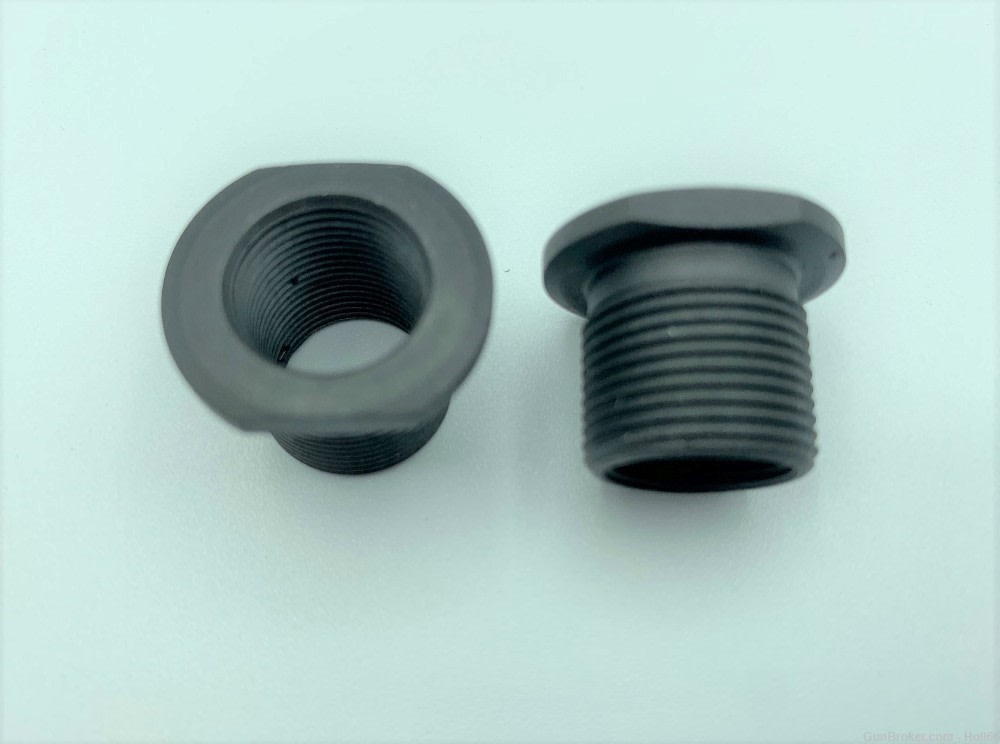 Barrel Thread Adapter to Convert 1/2x28 TPI Muzzle Thread to 5/8x24 TPI -img-1