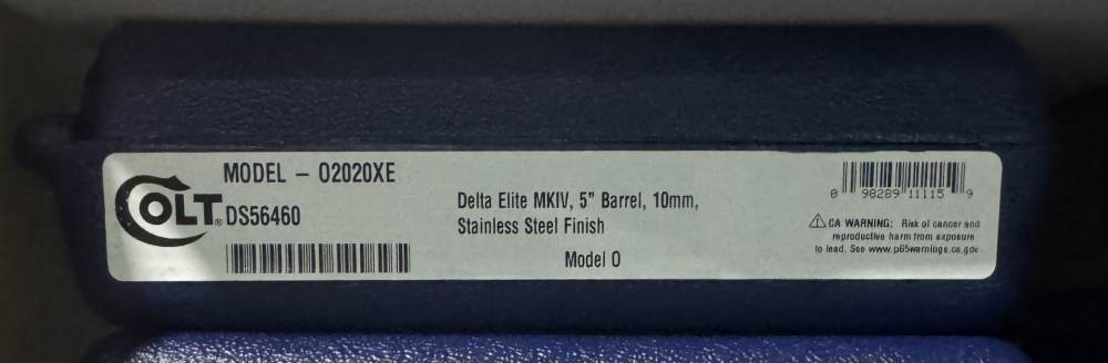 NIB Colt Delta Elite SS - .10mm - O2020XE-img-4