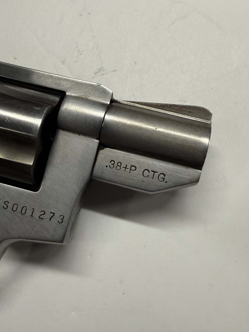 Dan Wesson "Lil' Dan" 738P .38 Spl +P Stainless - Rare, Very Good-img-4