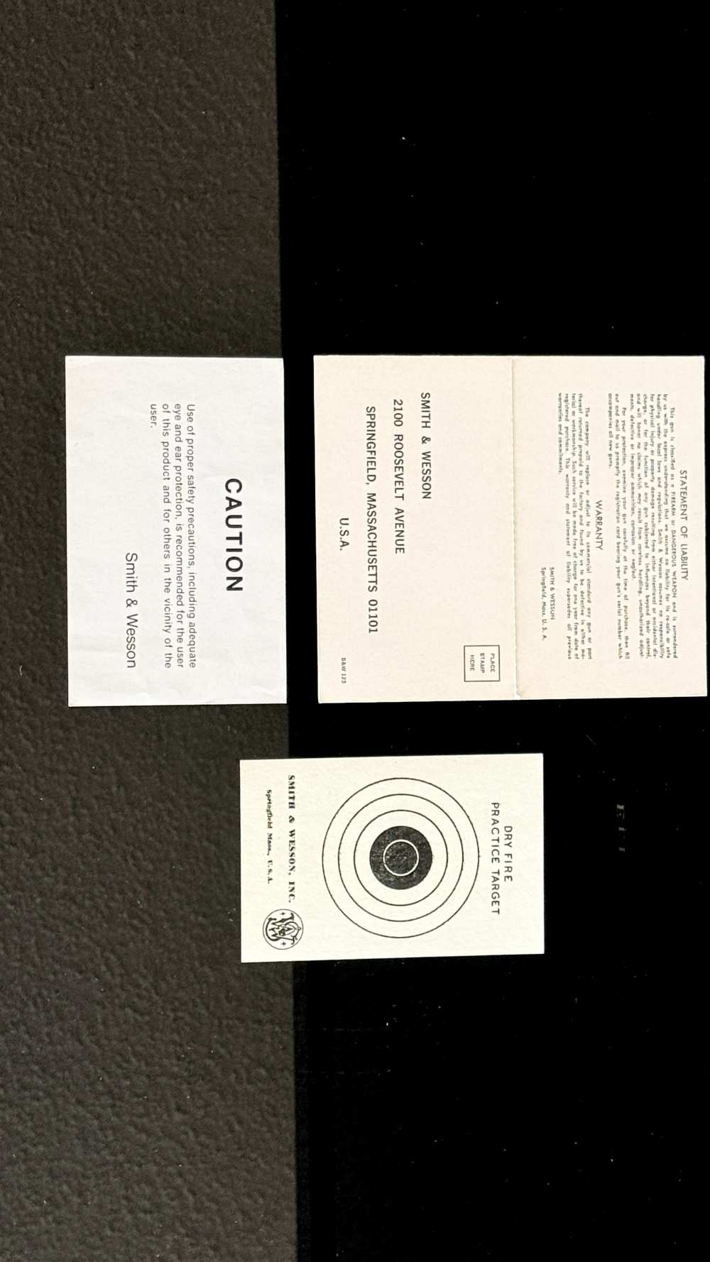 SMITH & WESSON MODEL 52 * 38 MASTER UNISSUED MANUAL * DOCUMENTS CIRCA  1973-img-13