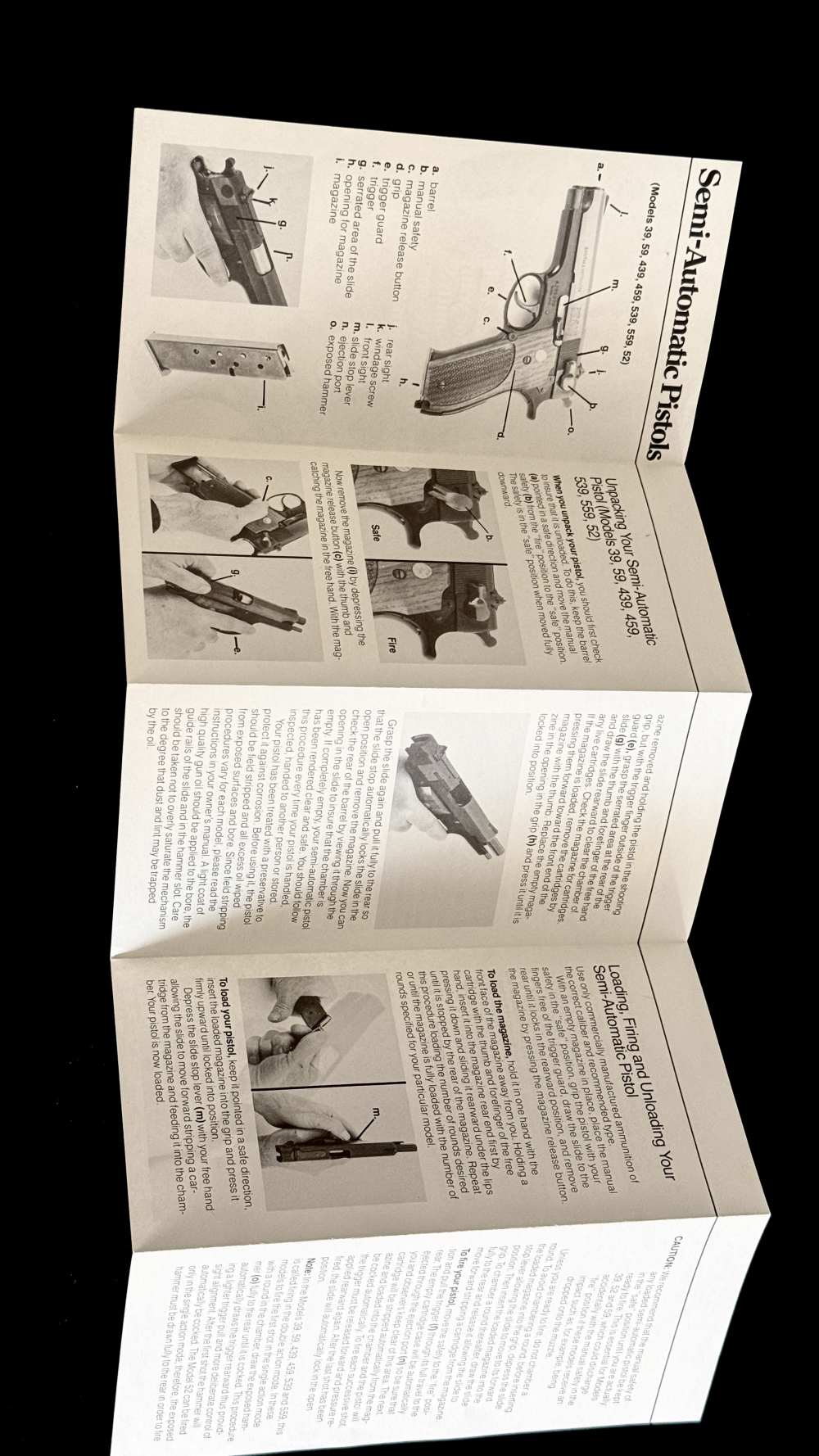 SMITH & WESSON MODEL 52 * 38 MASTER UNISSUED MANUAL * DOCUMENTS CIRCA  1973-img-12