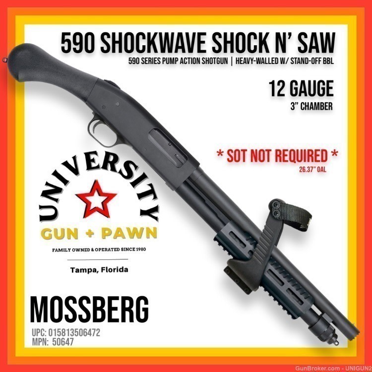 MOSSBERG 590 Shockwave Shock N Saw 015813506472 50647-img-0