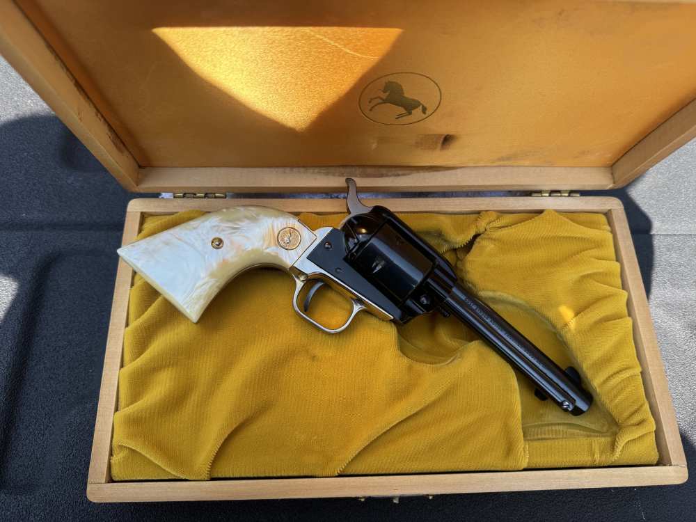 COLT SINGLE ACTION 22 LR FRONTIER SCOUT WEST VIRGINIA CENTENNIAL 1863-1963 -img-8