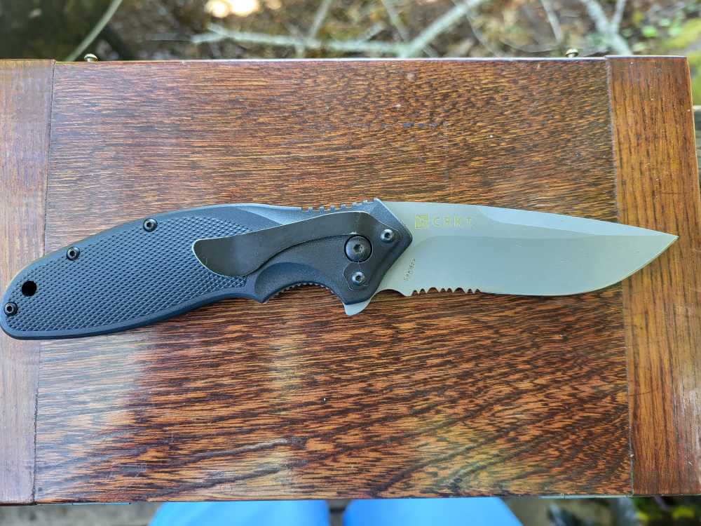 CRKT K480KKS Ken Onion First Production Shenanigans Flipper blade-img-4
