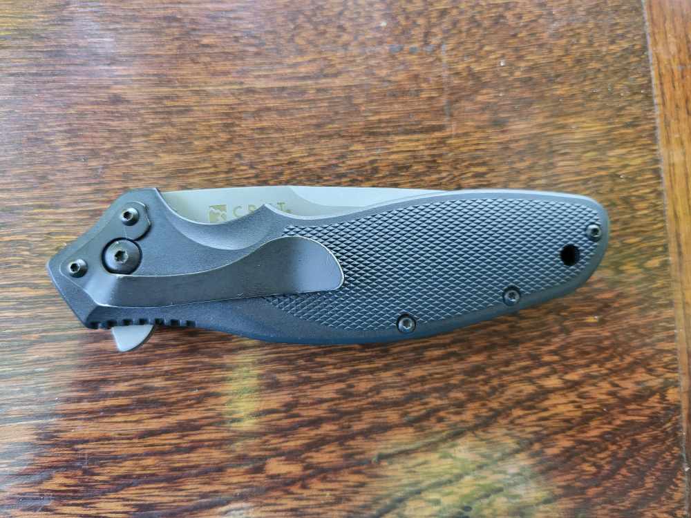 CRKT K480KKS Ken Onion First Production Shenanigans Flipper blade-img-2