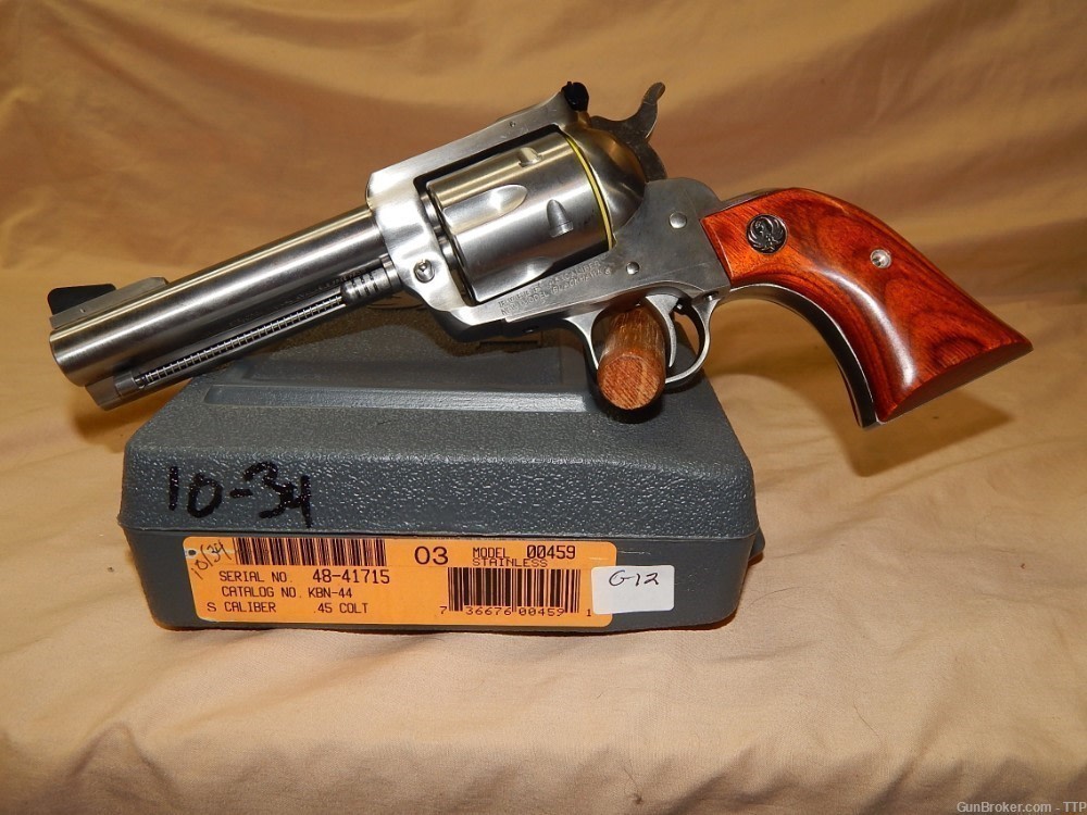 RUGER BLACKHAWK KBN-44 45 COLT SS 4 5/8"-img-0
