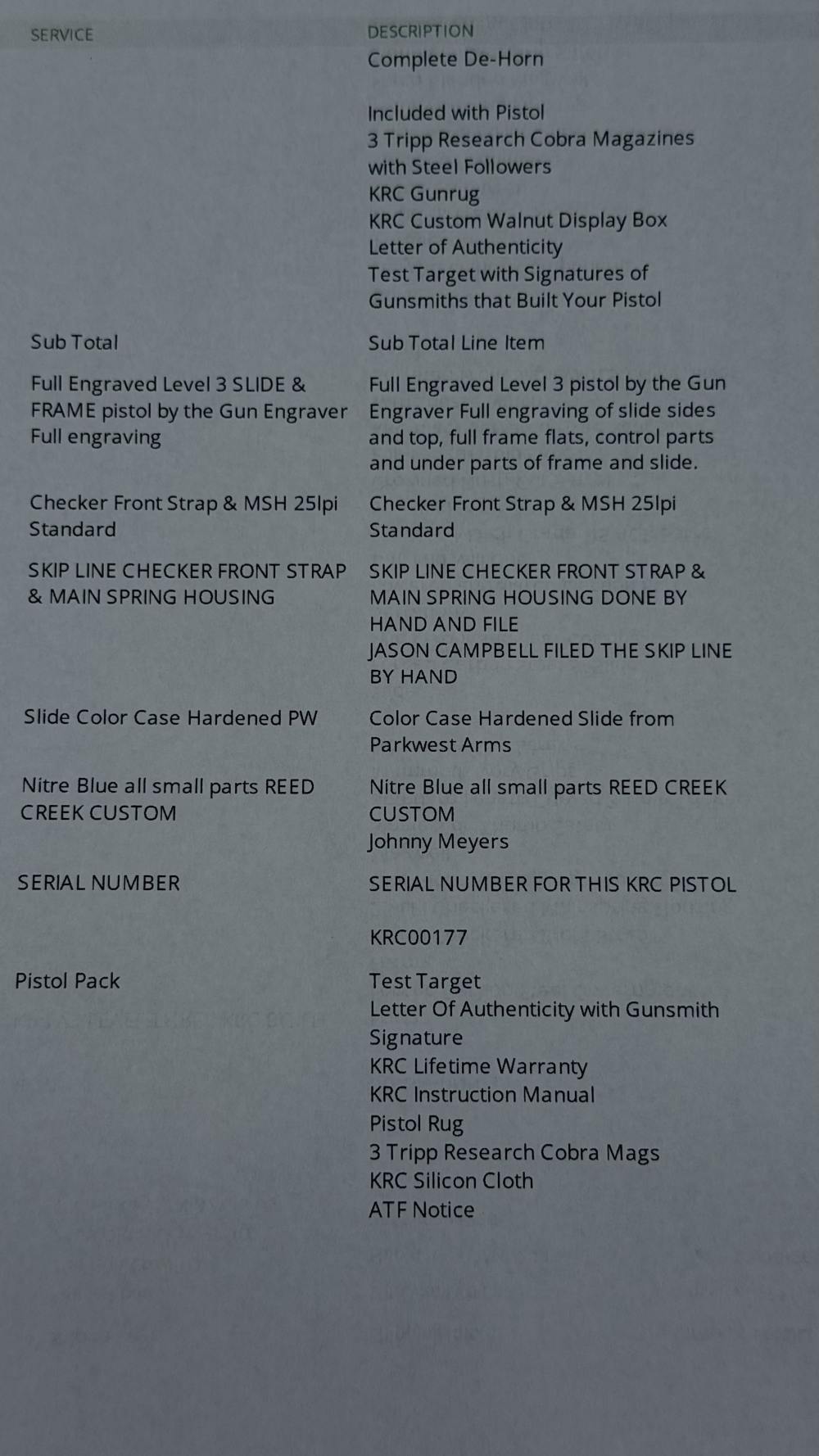 Kings River Custom KRC Level 3 Fully Engraved DLC CCH 45acp 5" LAYAWAY-img-46