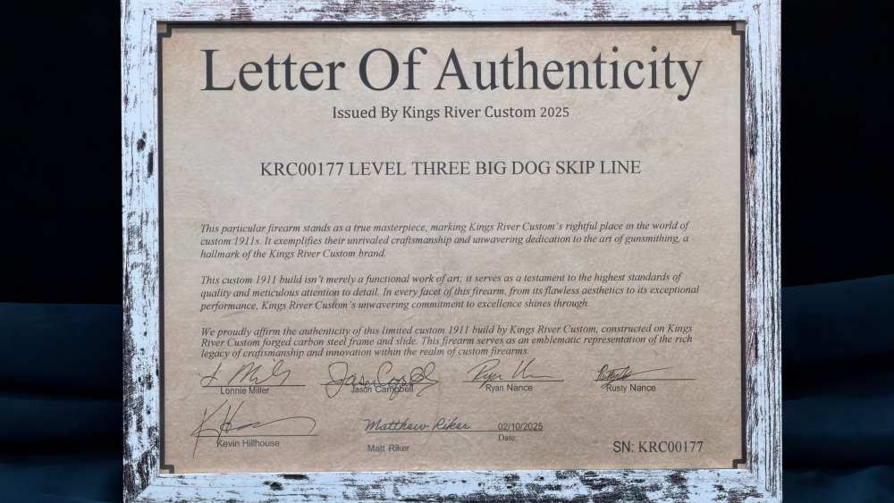 Kings River Custom KRC Level 3 Fully Engraved DLC CCH 45acp 5" LAYAWAY-img-43