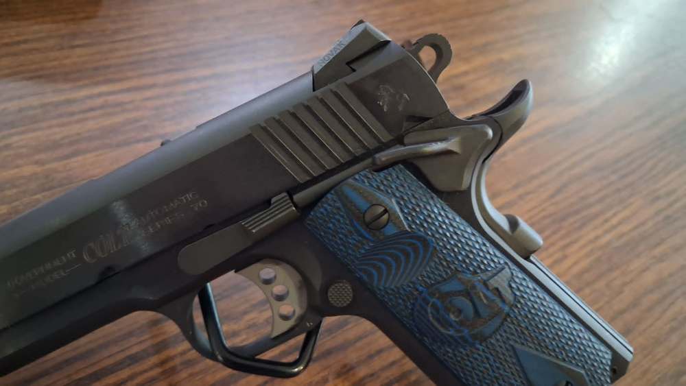 COLT SERIES 70 COMPETITION GOVERNMENT .45 ACP PISTOL, BLUE - O1970CCS-img-3