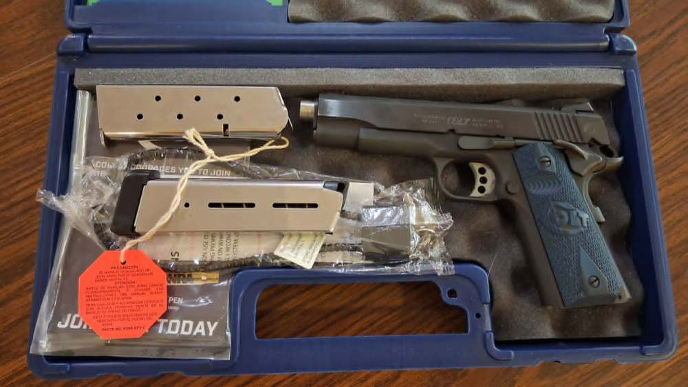 COLT SERIES 70 COMPETITION GOVERNMENT .45 ACP PISTOL, BLUE - O1970CCS-img-0