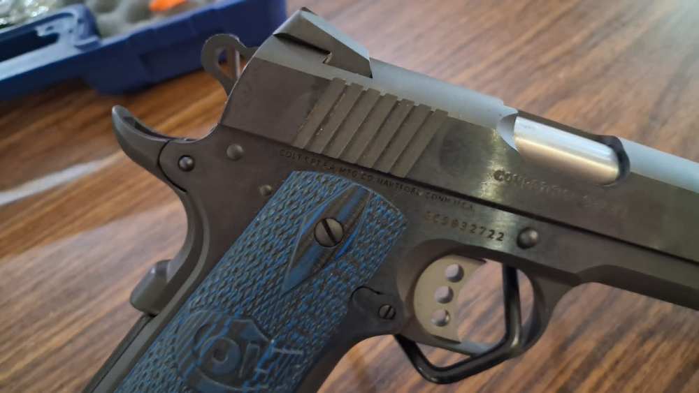 COLT SERIES 70 COMPETITION GOVERNMENT .45 ACP PISTOL, BLUE - O1970CCS-img-7