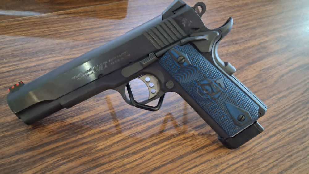 COLT SERIES 70 COMPETITION GOVERNMENT .45 ACP PISTOL, BLUE - O1970CCS-img-1