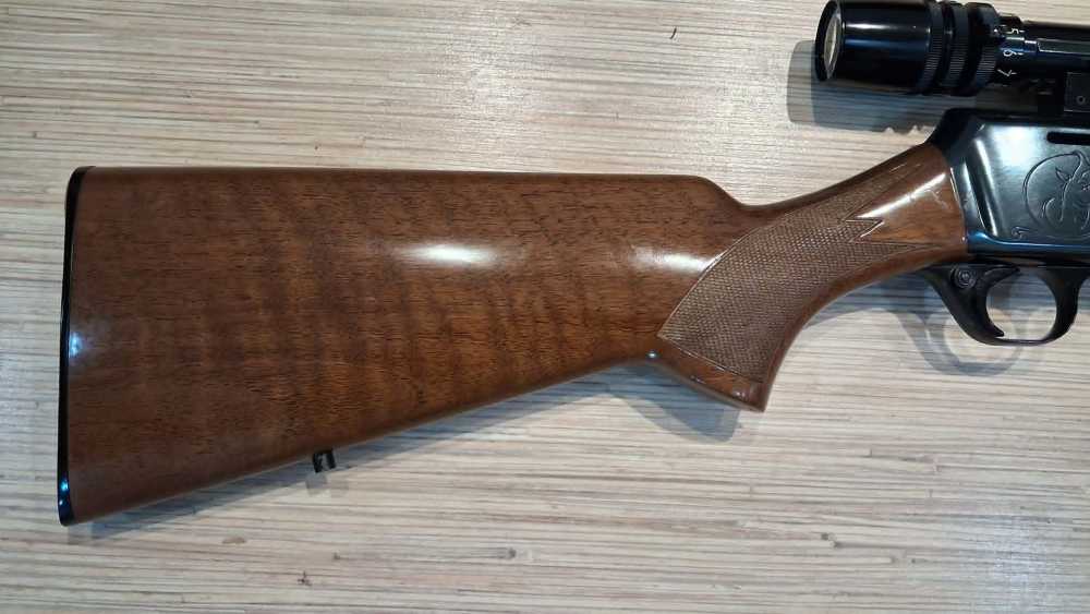 1970 BELGIUM BROWNING BAR 308 WINCHESTER 22" ENGRAVED WITH BUSHNELL SCOPE-img-1