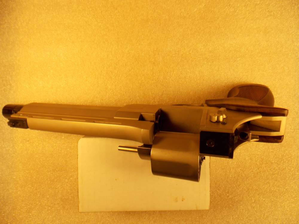 Mateba 6 Unica 44mag Nickel plated Semiauto Revolver-img-3