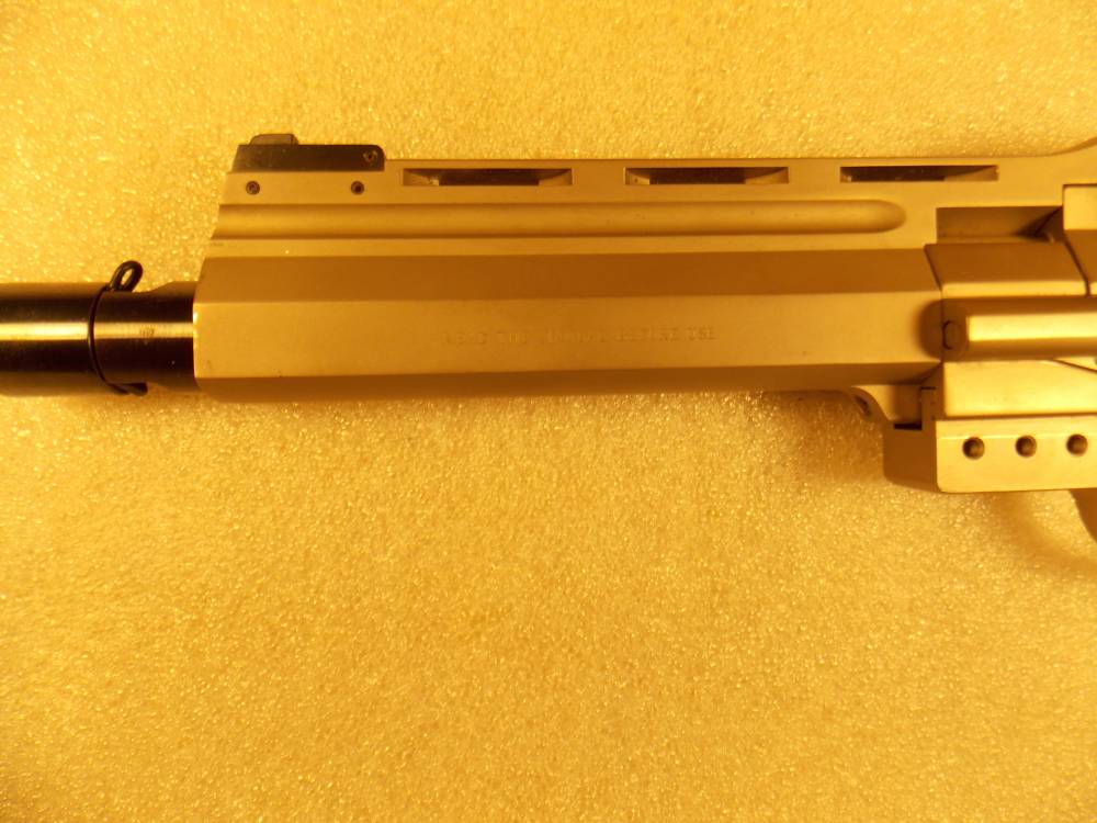 Mateba 6 Unica 44mag Nickel plated Semiauto Revolver-img-6