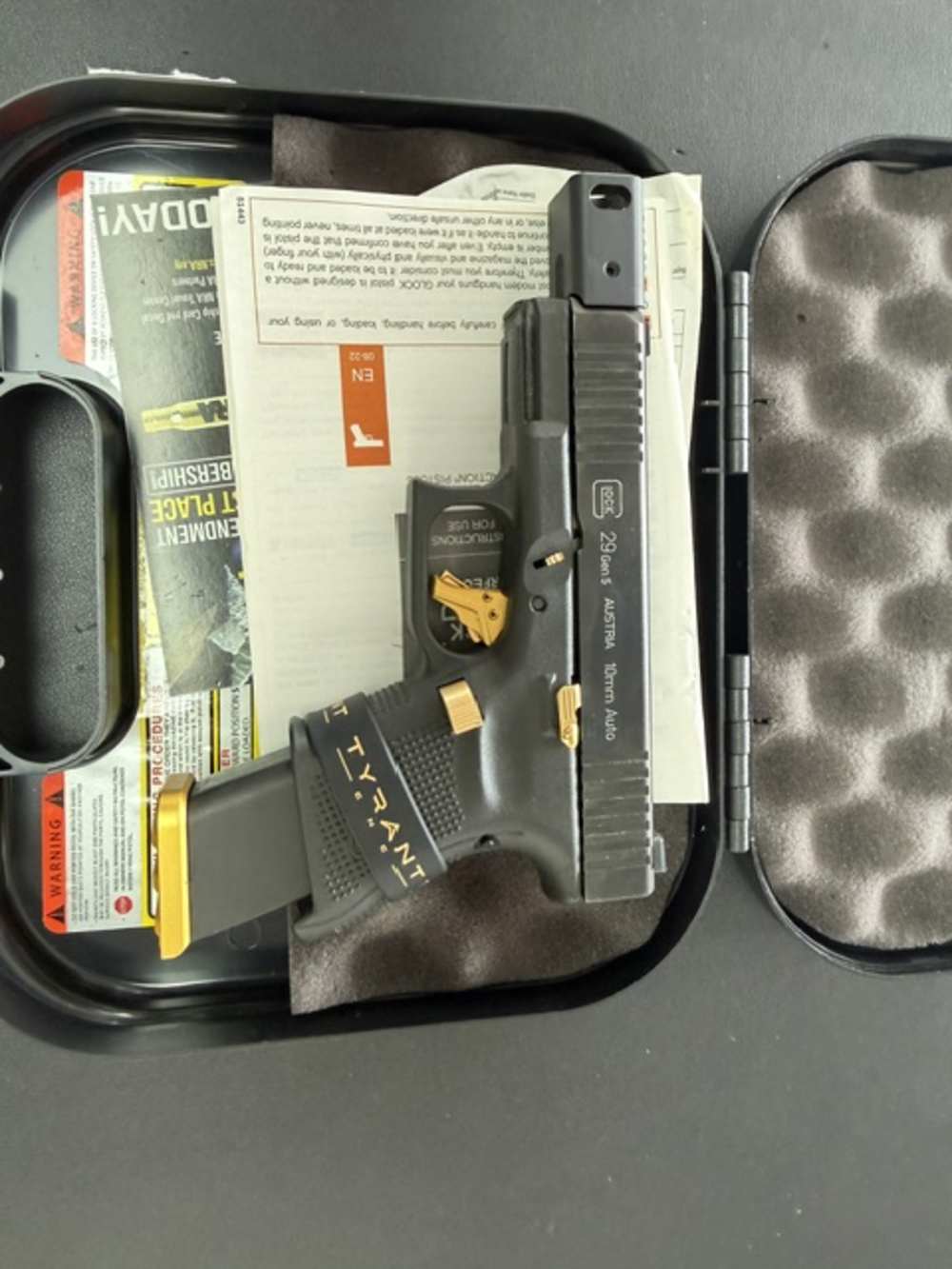 Glock G29 29 GEN5 Gen 5 10mm 29 GOLD-img-13