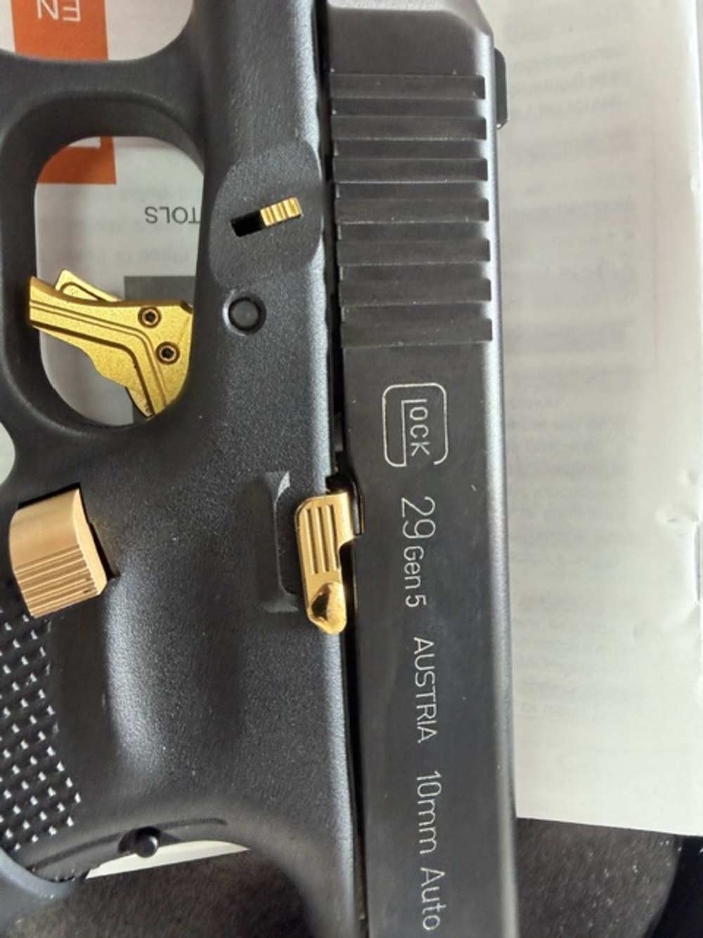 Glock G29 29 GEN5 Gen 5 10mm 29 GOLD-img-1