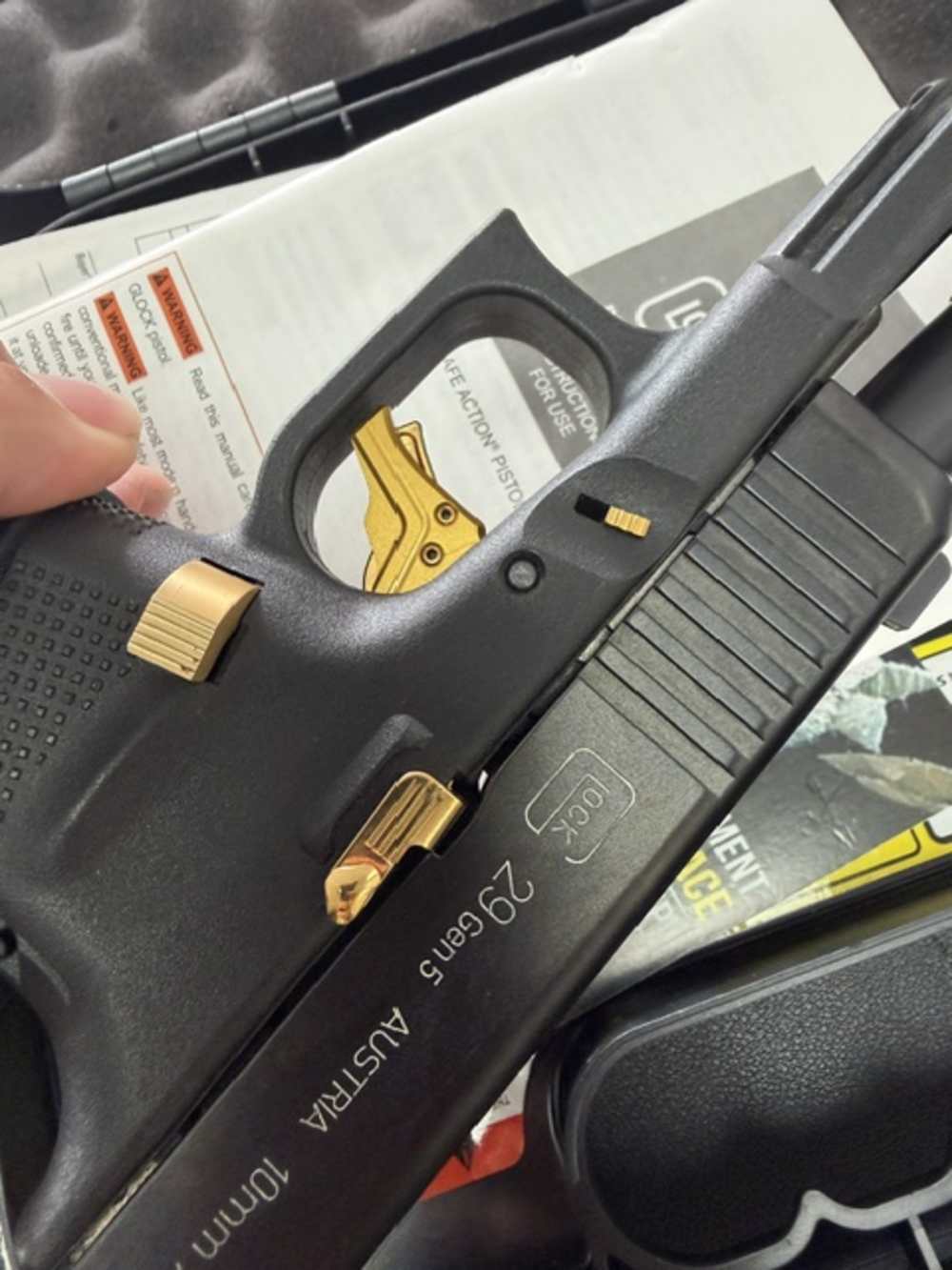 Glock G29 29 GEN5 Gen 5 10mm 29 GOLD-img-10