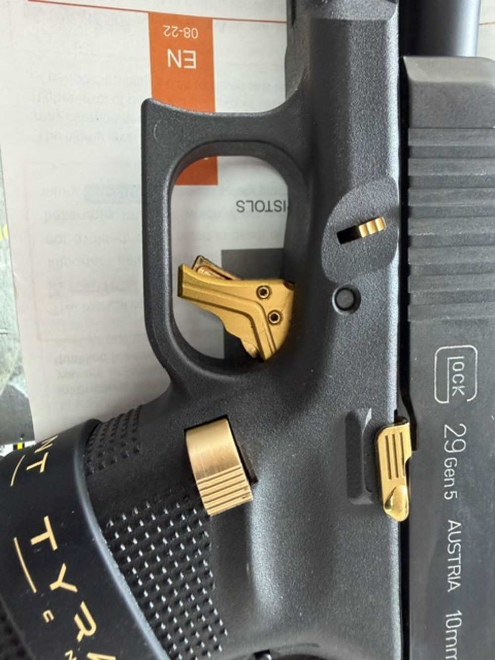 Glock G29 29 GEN5 Gen 5 10mm 29 GOLD-img-3