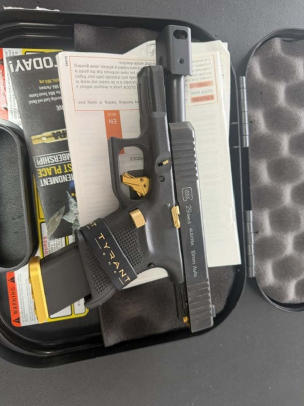 Glock G29 29 GEN5 Gen 5 10mm 29 GOLD-img-0
