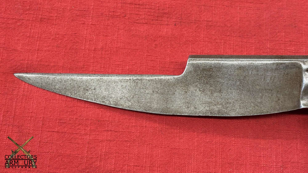 Integral French Bowie Knife Blade Six Shot Double Action Pinfire Revolver-img-10