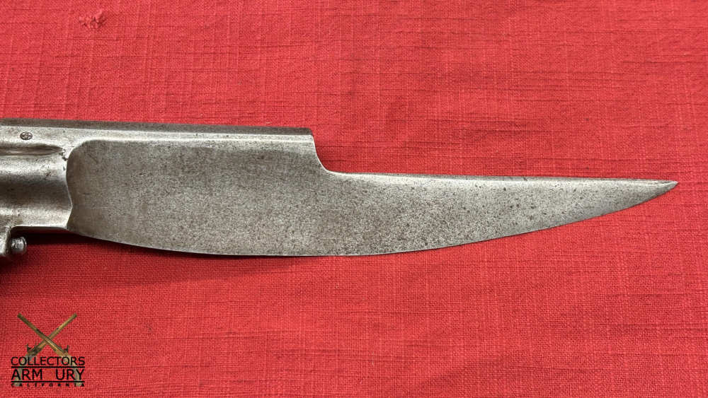Integral French Bowie Knife Blade Six Shot Double Action Pinfire Revolver-img-7