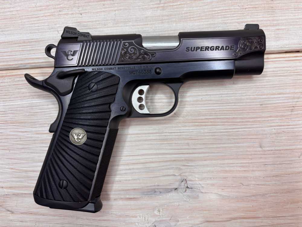 Wilson Combat Tactical Supergrade Professional With Engravings SEE DETAILS-img-2