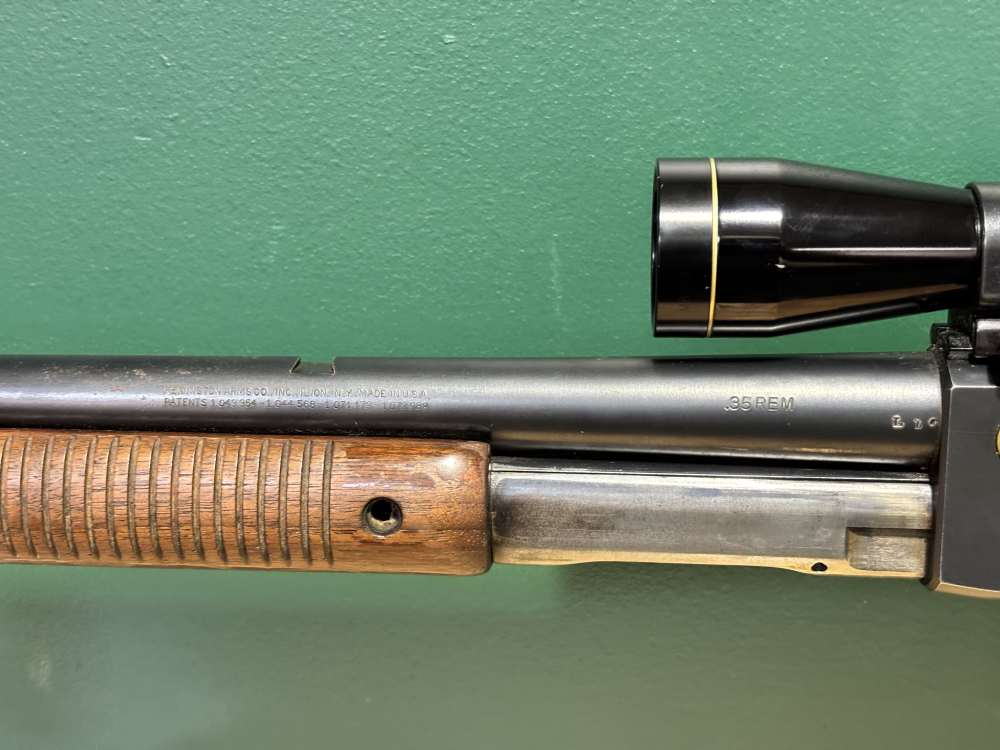 Remington 141 .35 Rem Pump Action Rifle 24" w/ Leupold M8 4X-img-10