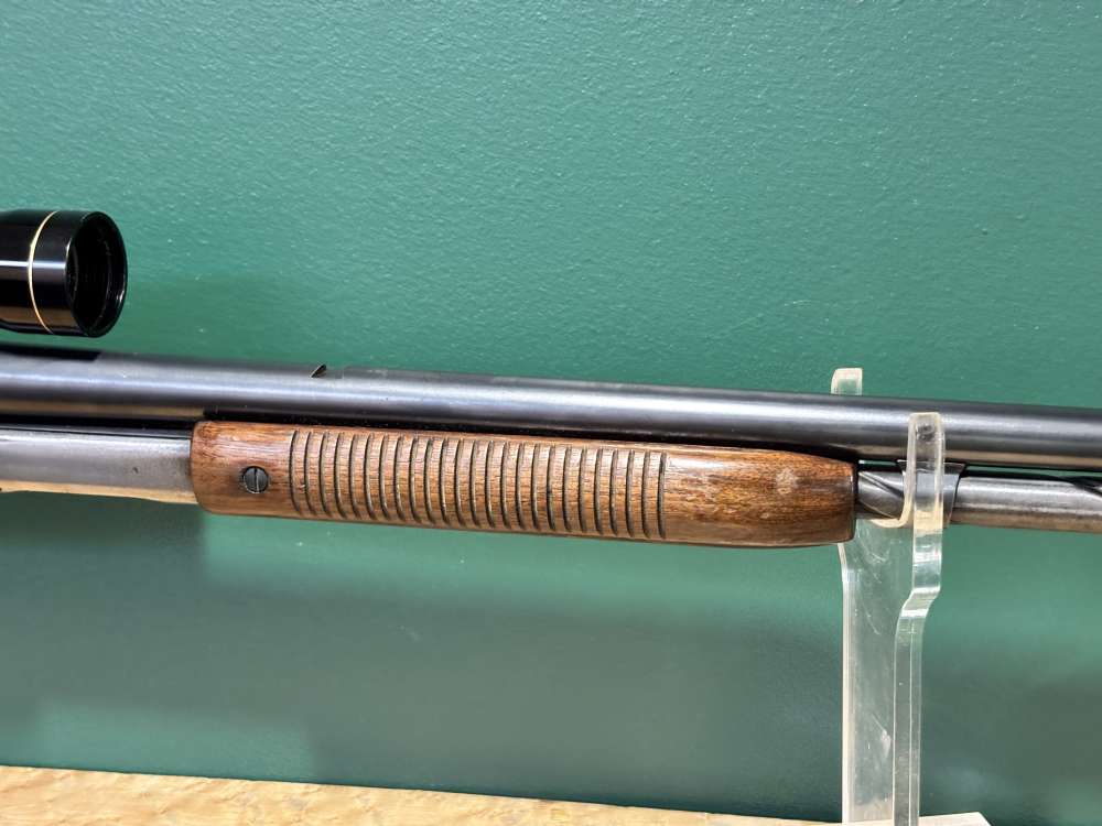 Remington 141 .35 Rem Pump Action Rifle 24" w/ Leupold M8 4X-img-4