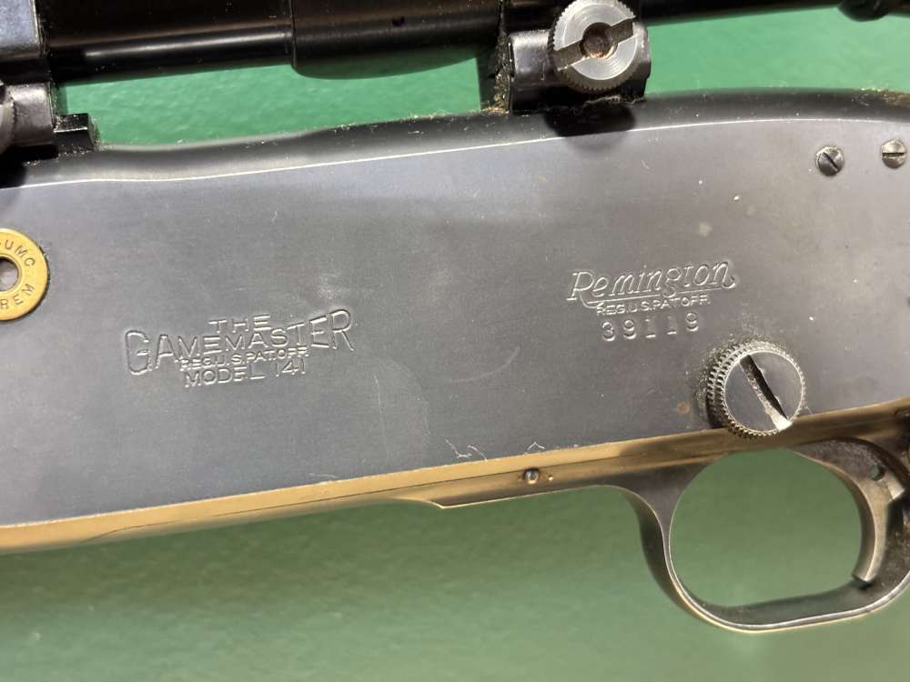 Remington 141 .35 Rem Pump Action Rifle 24" w/ Leupold M8 4X-img-16