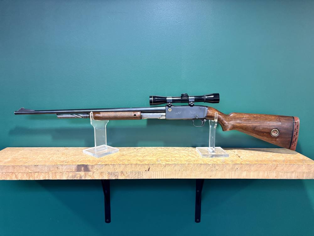 Remington 141 .35 Rem Pump Action Rifle 24" w/ Leupold M8 4X-img-6