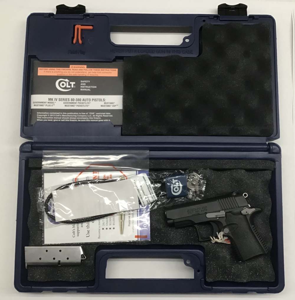 Colt Semi-Automatic Pistol Model: Mustang XSP Caliber: .380 ACP-img-0