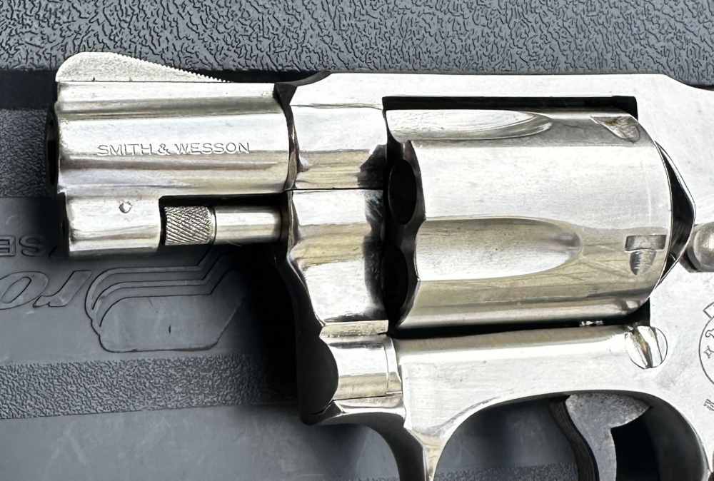 S&W 38 Bodyguard .38 SPL, Bright Nickel, No-Dash, Pre-Lock, 1982-img-5