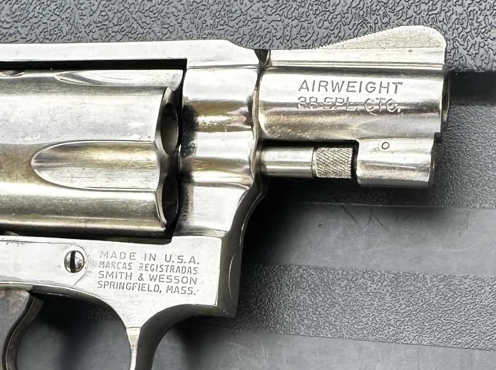 S&W 38 Bodyguard .38 SPL, Bright Nickel, No-Dash, Pre-Lock, 1982-img-13