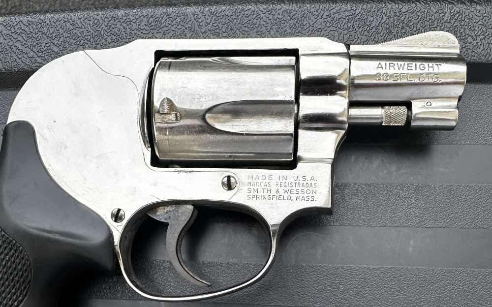 S&W 38 Bodyguard .38 SPL, Bright Nickel, No-Dash, Pre-Lock, 1982-img-11