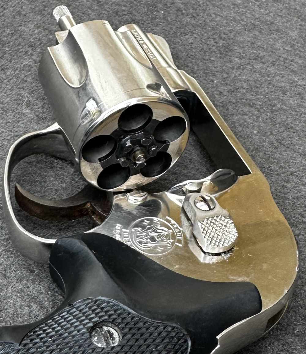 S&W 38 Bodyguard .38 SPL, Bright Nickel, No-Dash, Pre-Lock, 1982-img-35