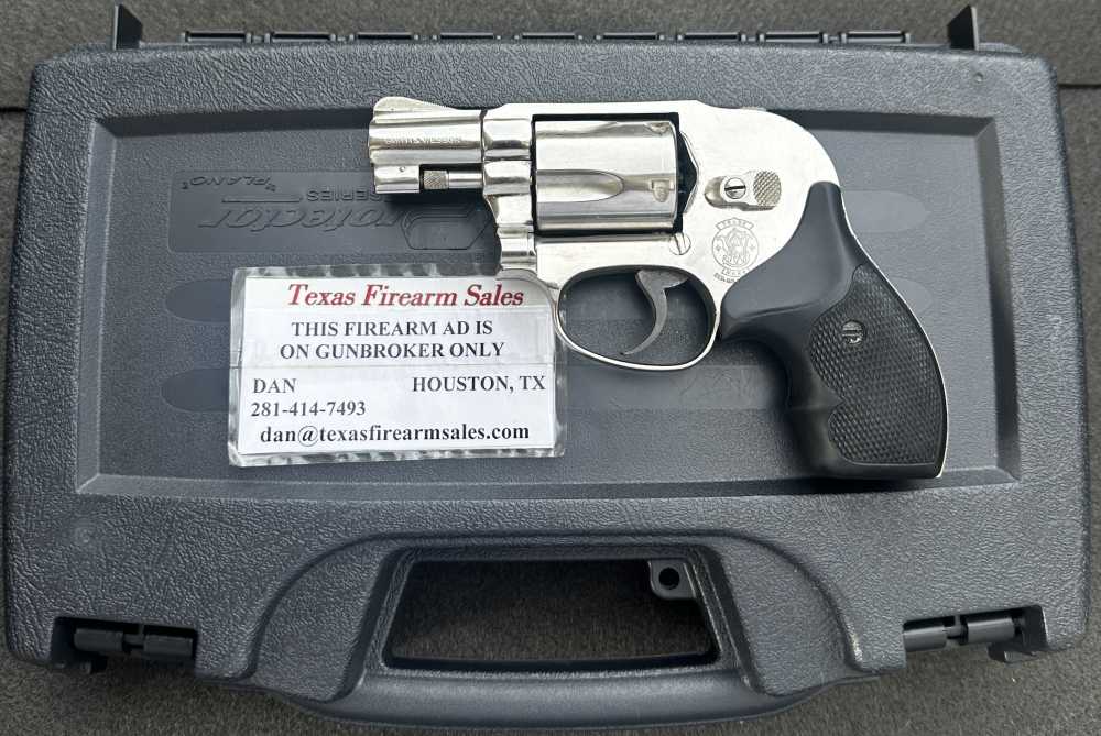 S&W 38 Bodyguard .38 SPL, Bright Nickel, No-Dash, Pre-Lock, 1982-img-0