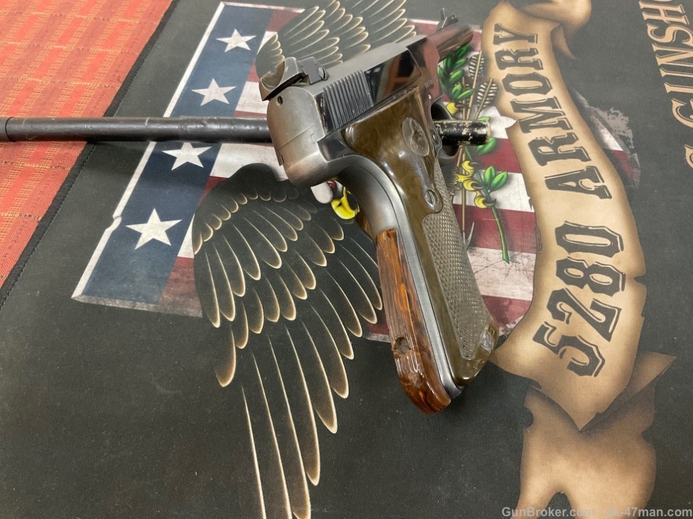 colt woodsman 22lr pistol 1950 4.5" bbl 5280 armory co-img-6