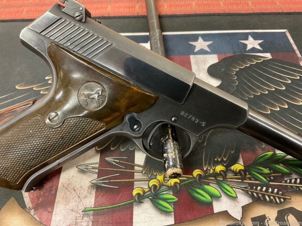 colt woodsman 22lr pistol 1950 4.5" bbl 5280 armory co-img-7