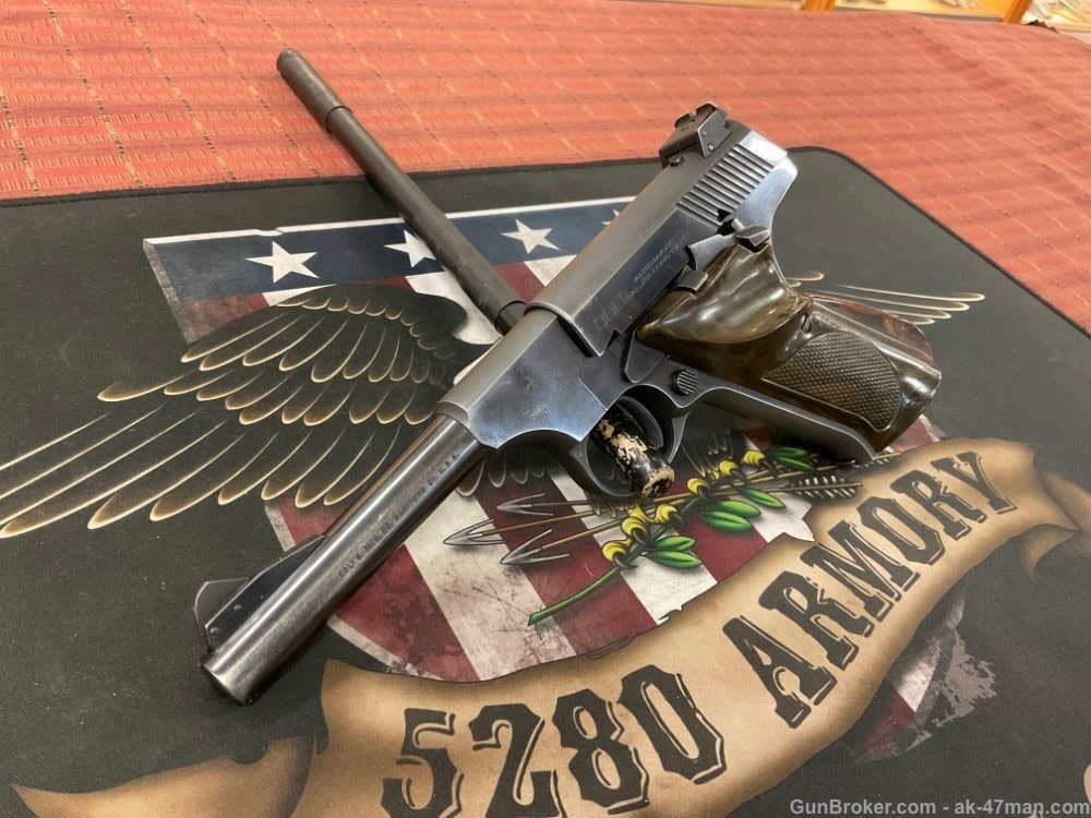 colt woodsman 22lr pistol 1950 4.5" bbl 5280 armory co-img-4