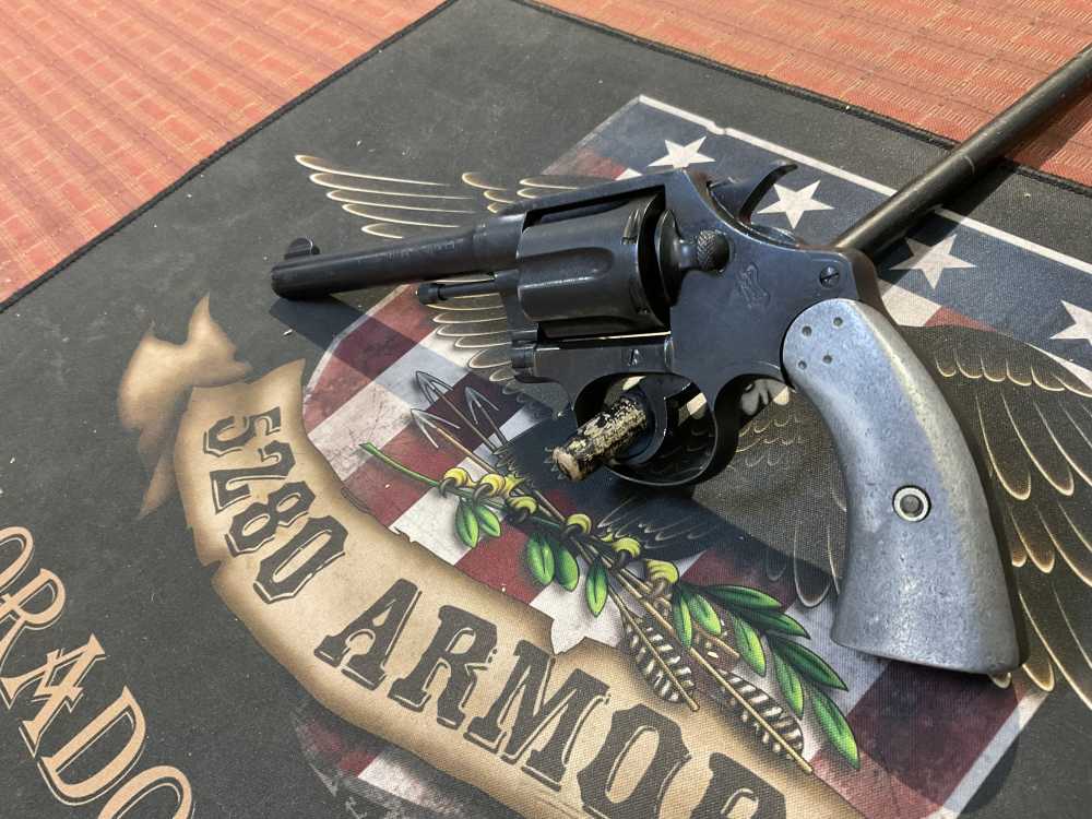 colt police positive 32-20 revolver 5" 1919 5280 armory co-img-1