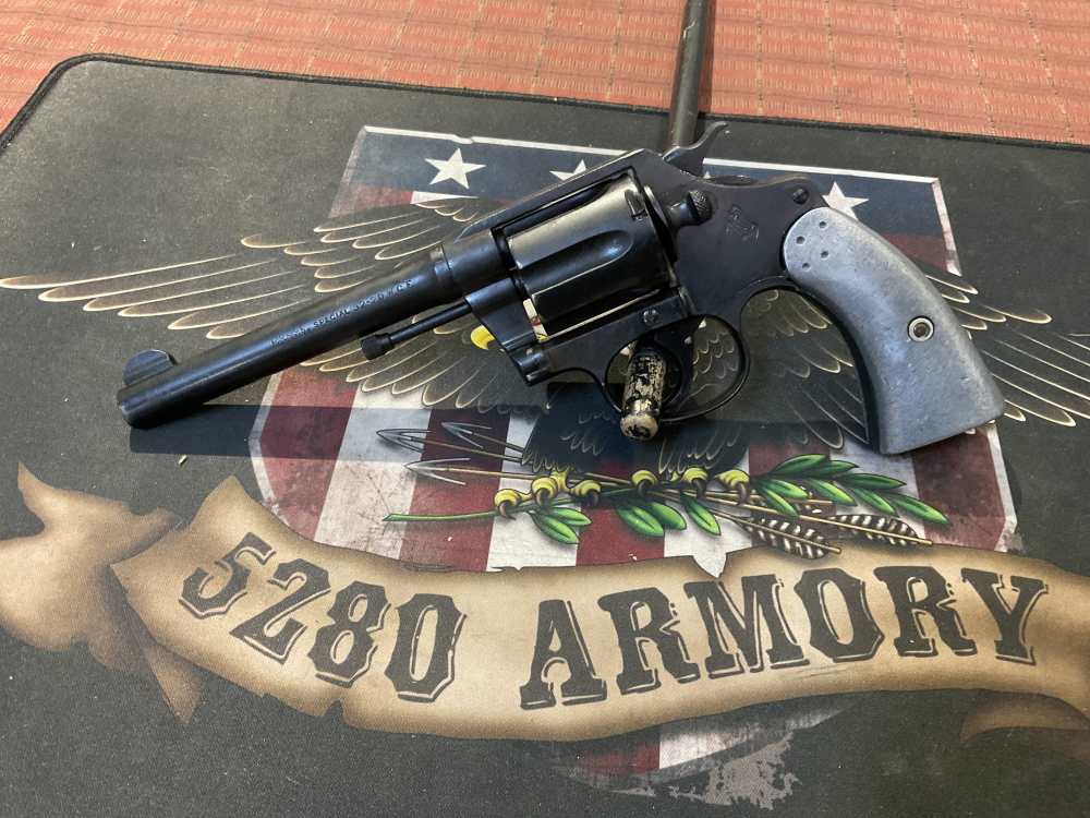 colt police positive 32-20 revolver 5" 1919 5280 armory co-img-0