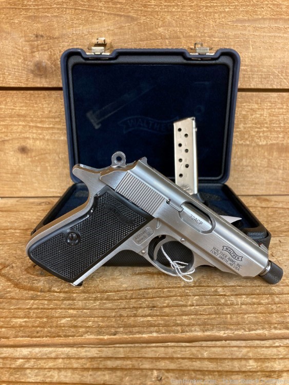 WALTHER ARMS PPK/S 32 ACP 3.3" 7rd - Stainless threaded-img-3
