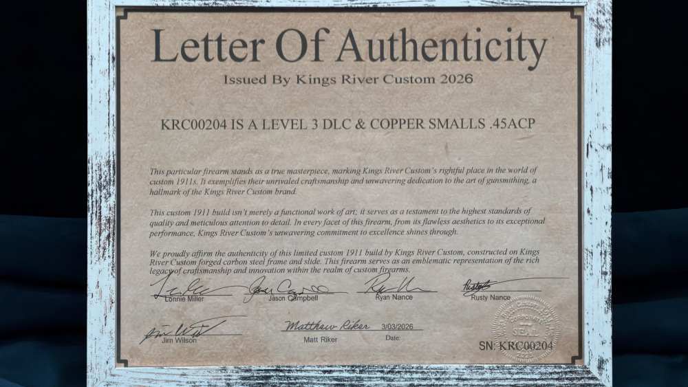 Kings River Custom KRC Level 3 DLC Copper 1911 45acp 5" Engraved LAYAWAY-img-39